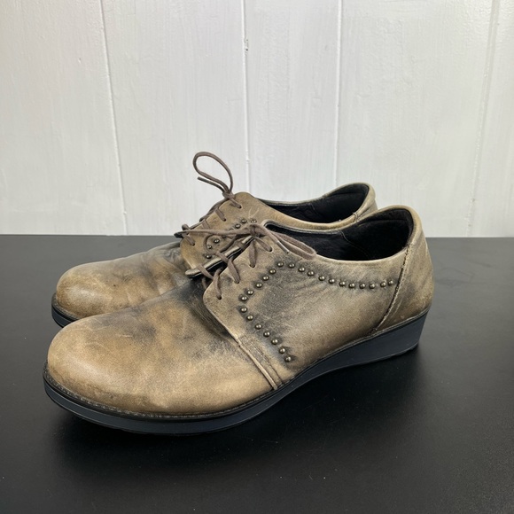 Naot Leather Lace Up Derby Shoes Sz 8 - Picture 5 of 12